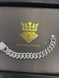 20ctw Mosaic Cuban Bracelet